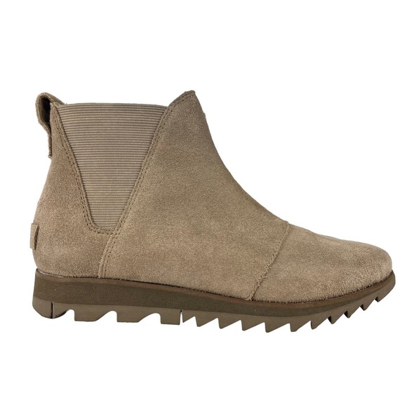 Sorel‎ Harlow Suede Chelsea Ankle Boots Womens Size 6 - Picture 1 of 12